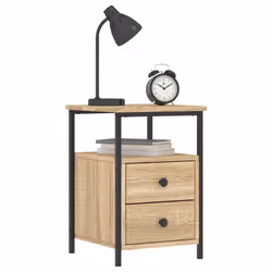 VidaXL 826016 nightstand/bedside table Oak