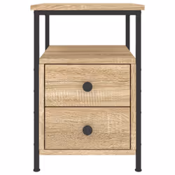 VidaXL 826016 nightstand/bedside table Oak - Additional view 6