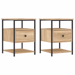 VidaXL 826025, Oak, Iron, Wood, 400 mm, 420 mm, 560 mm, 1 pc(s)