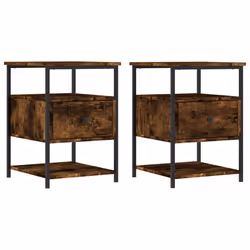 VidaXL 826028, Oak, Iron, Wood, 400 mm, 420 mm, 560 mm, 2 pc(s)