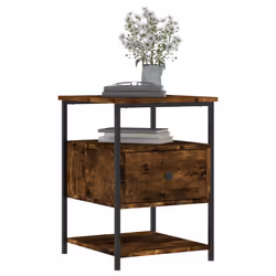 VidaXL 826028 nightstand/bedside table Oak - Additional view 4