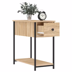 VidaXL 826056 nightstand/bedside table Oak - Additional view 4