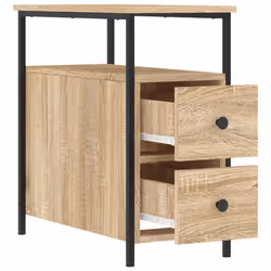 VidaXL 826065 nightstand/bedside table Oak - Additional view 6