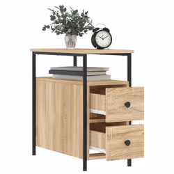 VidaXL 826066 nightstand/bedside table Oak - Additional view 4