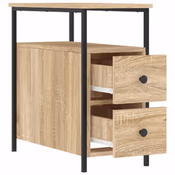 VidaXL 826066 nightstand/bedside table Oak - Additional view 7