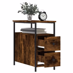 VidaXL 826068 nightstand/bedside table Oak - Additional view 4