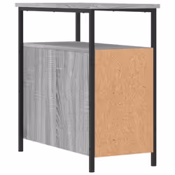 vidaXL Bedside Cabinet Bedside Table Side Table Sonoma Oak Engineered Wood - grey sonoma - Additional view 7