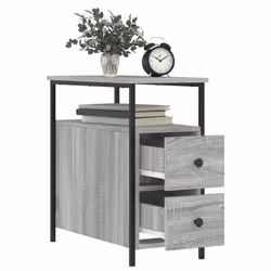 VidaXL 826070 nightstand/bedside table Oak - Additional view 4