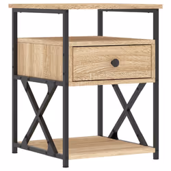 VidaXL 826075, Oak, Iron, Wood, 400 mm, 420 mm, 550 mm, 1 pc(s)