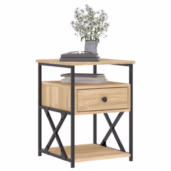 VidaXL 826075 nightstand/bedside table Oak