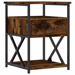 VidaXL 826077, Oak, Iron, Wood, 400 mm, 420 mm, 550 mm, 1 pc(s)