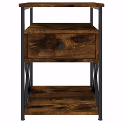 VidaXL 826077 nightstand/bedside table Oak - Additional view 5