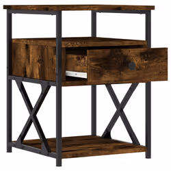 VidaXL 826077 nightstand/bedside table Oak - Additional view 6