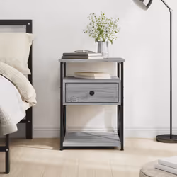 VidaXL 826079 nightstand/bedside table Oak
