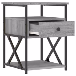 VidaXL 826080 nightstand/bedside table Oak - Additional view 7