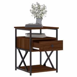 VidaXL 826082 nightstand/bedside table Oak - Additional view 4