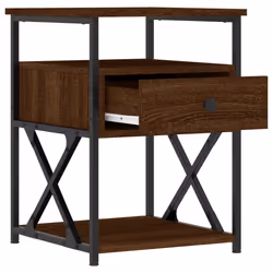 VidaXL 826082 nightstand/bedside table Oak - Additional view 6