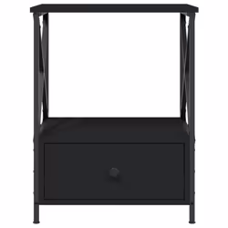 VidaXL 826084 nightstand/bedside table Black - Additional view 6