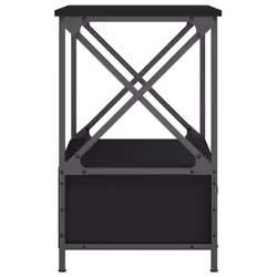 VidaXL 826084 nightstand/bedside table Black - Additional view 8
