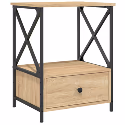 VidaXL 826086 nightstand/bedside table Oak - Additional view 5