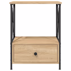 VidaXL 826086 nightstand/bedside table Oak - Additional view 6
