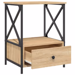 VidaXL 826086 nightstand/bedside table Oak - Additional view 7