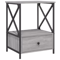 VidaXL 826089, Oak, Iron, Wood, 500 mm, 410 mm, 650 mm, 1 pc(s)