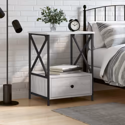 VidaXL 826090 nightstand/bedside table Oak