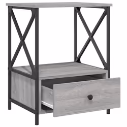 VidaXL 826090 nightstand/bedside table Oak - Additional view 6