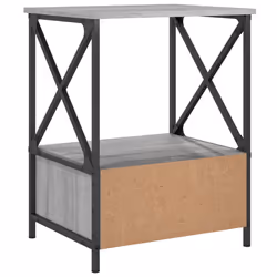 VidaXL 826090 nightstand/bedside table Oak - Additional view 8