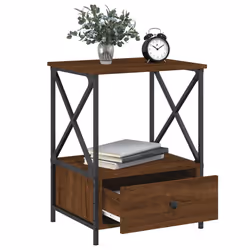 VidaXL 826092 nightstand/bedside table Oak - Additional view 4