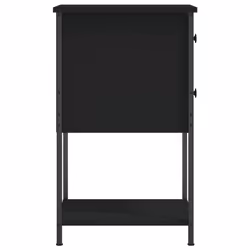 VidaXL 826093 nightstand/bedside table Black - Additional view 7