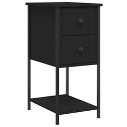 VidaXL 826094 nightstand/bedside table Black