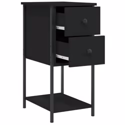 VidaXL 826094 nightstand/bedside table Black - Additional view 5