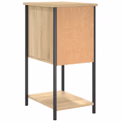 vidaXL Bedside Cabinet Bedside Table Side Table Sonoma Oak Engineered Wood - sonoma oak - Additional view 7
