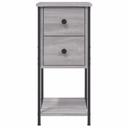 VidaXL 826099 nightstand/bedside table Grey, Oak - Additional view 6