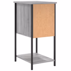 VidaXL 826099 nightstand/bedside table Grey, Oak - Additional view 8