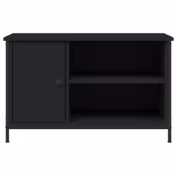 vidaXL TV Cabinet Side Cabinet Sideboard Cupboard Smoked Oak Engineered Wood - black - Additional view 5
