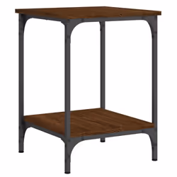 vidaXL Coffee Table Tea Side Table Sofa Couch Table Brown Oak Engineered Wood - Additional view 4
