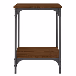 vidaXL Coffee Table Tea Side Table Sofa Couch Table Brown Oak Engineered Wood - Additional view 5