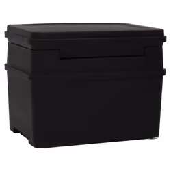 vidaXL Safe Box Security Safe Waterproof Fireproof Safe Box Lock Box Black - 44 x 37 x 34 cm - Additional view 5