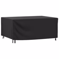 vidaXL Garden Furniture Cover Outdoor Furniture Table Cover Black 420D Oxford - 172 x 113 x 73 cm