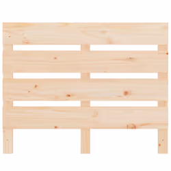 vidaXL Bed Frame Bedstead Wooden Bed Base Mattress Foundation Solid Wood Pine - natural - Additional view 6