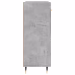 vidaXL Sideboard Storage Side Cabinet Cupboard Smoked Oak Engineered Wood - concrete grey - Additional view 6