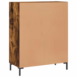 vidaXL Sideboard Storage Cabinet Side Cabinet Concrete Grey Engineered Wood - smoked oak - Additional view 7