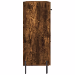 vidaXL Sideboard Storage Cabinet Side Cabinet Cupboard White Engineered Wood - smoked oak - Additional view 6