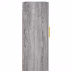 vidaXL Wall Mounted Cabinet Storage Cabinet Side Cabinet White Engineered Wood - grey sonoma - Additional view 7