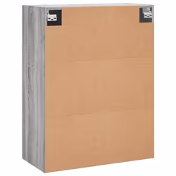 vidaXL Wall Mounted Cabinet Storage Cabinet Side Cabinet White Engineered Wood - grey sonoma - Additional view 8