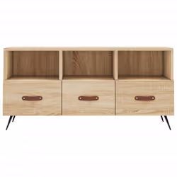 vidaXL TV Cabinet TV Unit Media Cabinet TV Stand Sonoma Oak Engineered Wood - Additional view 4