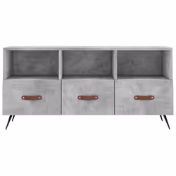 vidaXL TV Cabinet TV Unit Media Cabinet TV Stand Concrete Grey Engineered Wood - Additional view 4